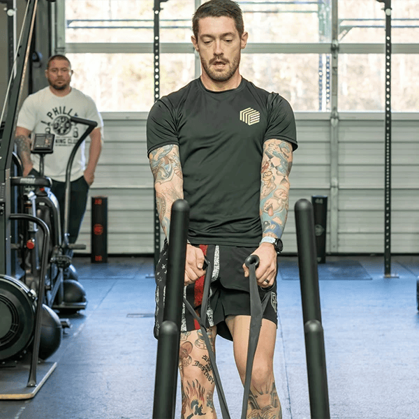 man taking a hyrox program at CrossFit Off the Grid